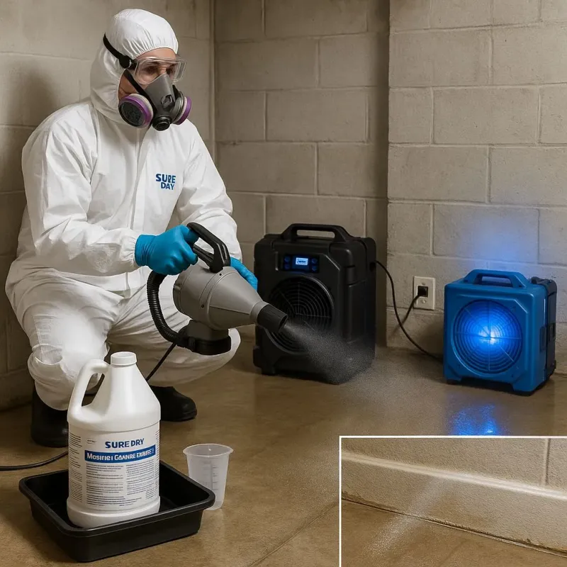 Sanitization and Odor Removal process in Heath, TX