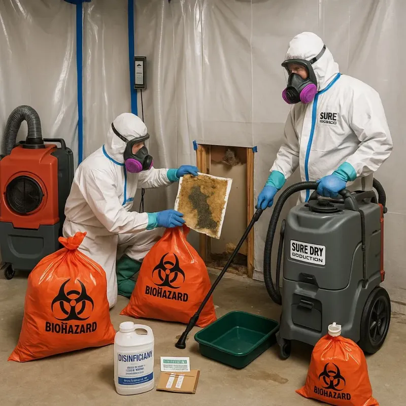 Contaminated Water Handling Protocols process in Heath, TX